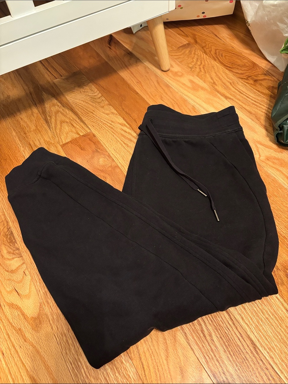 lululemon athletica Black Rib-Waist Joggers